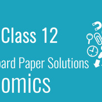 CBSE Board Paper class 12 Economics